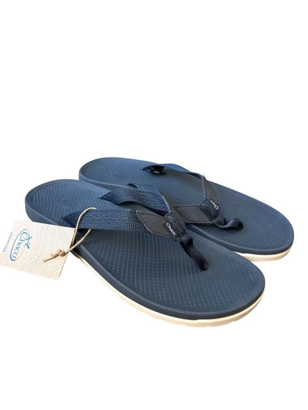Chaco Lowdown Flip Flop Navy NEW Women size 11